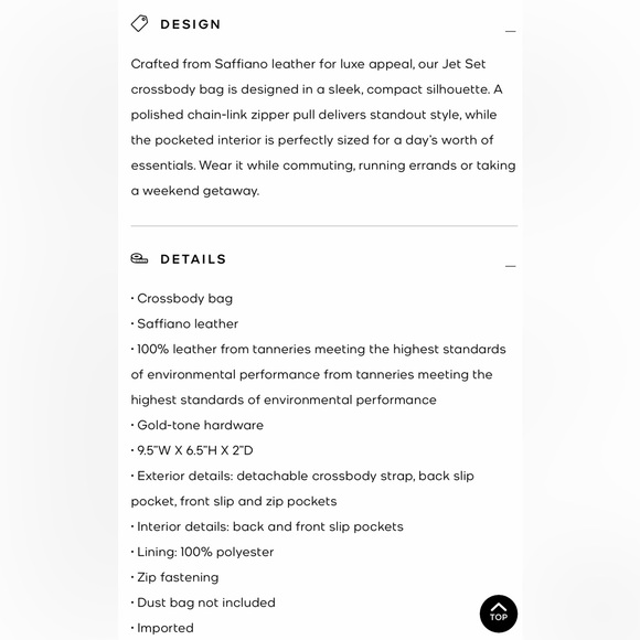 NWT Michale Kors Jet Set Large Saffiano Leather Crossbody Bag - Picture 9 of 9